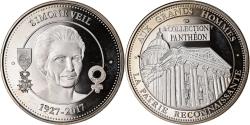 World Coins - France, Medal, Simone Veil, Collection Panthéon, 2017, , Copper-nickel