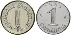 World Coins - Coin, France, Épi, Centime, 1985, Paris, , Stainless Steel, KM:928