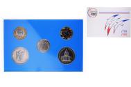 World Coins - Coin, France, Coffret Folon 1 fr. à 100 frs., 1989, MDP, FDC, 743/3000