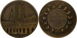 World Coins - France, Medal, Lycée Napoléon, Lycée Corneille, 1928, Bronze, Caqué,