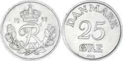 World Coins - Coin, Denmark, 25 Öre, 1957
