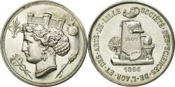 World Coins - France, Token, Instruction and Education, 1866, , Silver