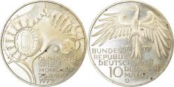 World Coins - Coin, GERMANY - FEDERAL REPUBLIC, 10 Mark, 1972, Karlsruhe, , Silver