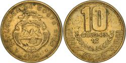 World Coins - Coin, Costa Rica, 10 Colones, 1999, , Brass, KM:228a.1
