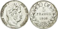 World Coins - Coin, France, Louis-Philippe, 5 Francs, 1845, Lille, , Silver