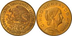 World Coins - Coin, Mexico, 5 Centavos, 1970, , Brass, KM:427