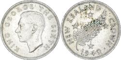World Coins - Coin, New Zealand, George VI, Royal Visit, Crown, 1949, British Royal Mint
