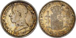 World Coins - Coin, Spain, Alfonso XIII, 50 Centimos, 1910, Madrid, , Silver, KM:730