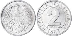 World Coins - Coin, Austria, 2 Groschen, 1966, , Aluminum, KM:2876