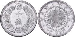 World Coins - Japan, Yoshihito, 10 Sen, Taishō Era, Yr. 4 (1915), Silver,