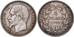 World Coins - Coin, France, Napoleon III, Napoléon III, Franc, 1859, Strasbourg,