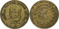 World Coins - France, Medal, Souvenir de Victor Hugo, 1881, Brass,