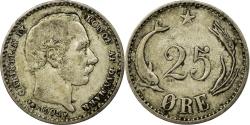 World Coins - Coin, Denmark, Christian IX, 25 Öre, 1905, Copenhagen, , Silver