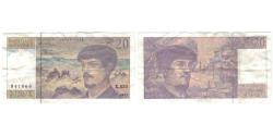 World Coins - France, 20 Francs, Debussy, 1992, EF(40-45), Fayette:66bis.3, KM:151f