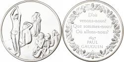 World Coins - France, Medal, Paul Gauguin - D'où venons-nous ? Que sommes-nous ?, 1980