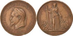 World Coins - France, Medal, Second French Empire, Business & industry, 1867, Chaplain