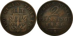 World Coins - Coin, German States, PRUSSIA, Friedrich Wilhelm IV, 2 Pfennig, 1856, Berlin