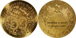 World Coins - France, Medal, Mariage, Noces d'or, 1999, , Bronze Florentin