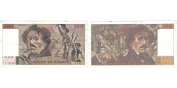 World Coins - France, 100 Francs, Delacroix, 1990, J.152, EF(40-45), Fayette:69 bis 2a)