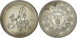 World Coins - France, Medal, L'Europe des XXVII, La Slovénie entre dans l'Euro, 2007,