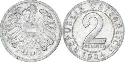 World Coins - Coin, Austria, 2 Groschen, 1954