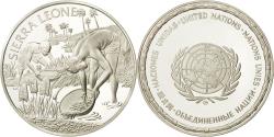 World Coins - France, Medal, Nations du Monde, Sierra Leone, Politics, Society, War