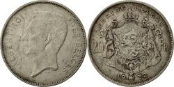 World Coins - Coin, Belgium, Albert I, 20 Francs, 20 Frank, 1932, , Nickel, KM:101.1