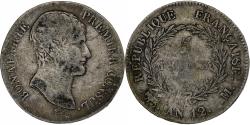 World Coins - France, 5 Francs, Napoléon I, An 12 (1804), Toulouse, Silver,