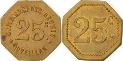 World Coins - Coin, France, 25 Centimes, , Brass, Elie:10.3