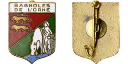 World Coins - France, Broche, Ville de Bagnoles de l'Orne, Métal,