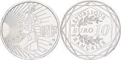 World Coins - France, 10 Euro, Semeuse, 2009, Silver,