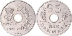 World Coins - Coin, Denmark, 25 Öre, 1971