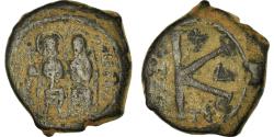 Ancient Coins - Coin, Justin II, Half Follis, 568-569, Thessalonica, , Copper, Sear:365