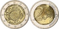 World Coins - Germany, 2 Euro, Introduction de l'euro, 2012, Karlsruhe, Bi-Metallic,