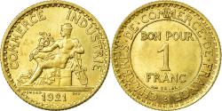 World Coins - Coin, France, Chambre de commerce, Franc, 1921, Paris,