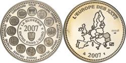 World Coins - France, Medal, L'Europe des XXVII, La Slovénie entre dans l'Euro, Politics