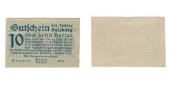 World Coins - Banknote, Austria, Salzburg Sbg. Land, 10 Heller, N.D, 1919, 1919-12-31