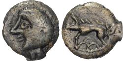 Ancient Coins - High and Middle Seine, Potin à la tête chauve, 2nd-1st century BC, Potin