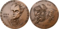World Coins - France, Medal, James Fenimore Cooper, 1973, Bronze,