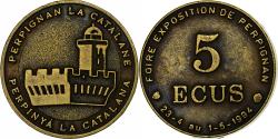 World Coins - France, 5 Ecu, Perpignan la catalane, 1994, Copper-nickel Aluminium,