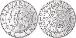 World Coins - Coin, Italy, 500 Lire, 1990, Italie Reunifiee FDC, , Silver, KM:140