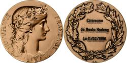 World Coins - France, Medal, Marianne, Ville de Nesle-Hodeng, 1996, Bronze, Dupuis.D,
