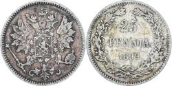 World Coins - Coin, Finland, Nicholas II, 25 Penniä, 1899, Helsinki, , Silver