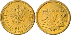 World Coins - Coin, Poland, 5 Groszy, 2015, Warsaw, , Brass, KM:278