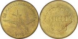 World Coins - France, Token, Collection Shell, De Havilland Comet, Aviation,