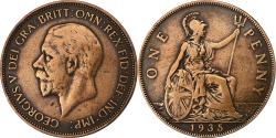 World Coins - Great Britain, George V, Penny, 1935, Bronze, , KM:838