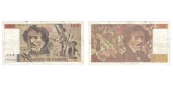 World Coins - France, 100 Francs, Delacroix, 1993, C.227, VF(20-25), Fayette:69bis.8, KM:154g