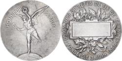 World Coins - France, Medal, Union des Sociétés de Tir de France, XXth Century, Silver