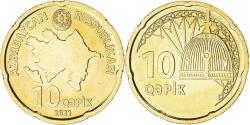 World Coins - Coin, Azerbaijan, 10 Qapik, 2021, , Acier plaqué laiton