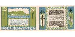 World Coins - Germany, Koenigswinter, 50 Pfennig, 1921-11-01, UNC(63)